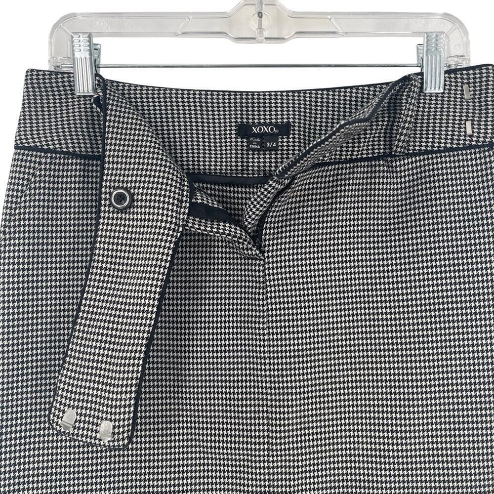XOXO Monochrome Checkered Pencil Skirt size 3/4 - Picture 4 of 7